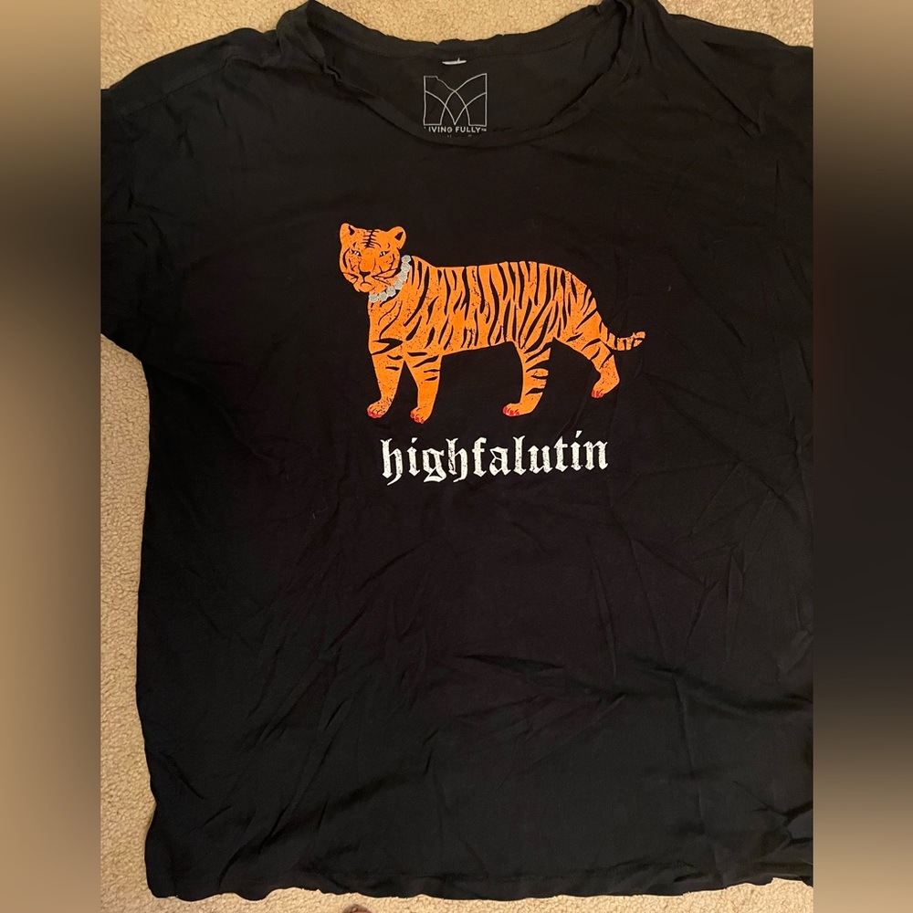 Mallory Ervin Living Fully tshirt - size XL